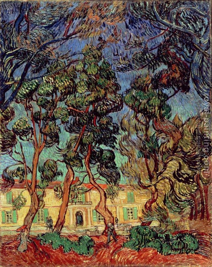 Vincent Van Gogh : Trees in the Garden of Saint-Paul Hospital II